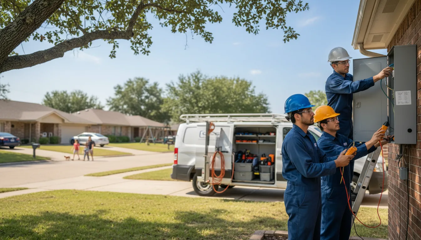 Certified electrician providing emergency electrical services in Du Bois, IL
